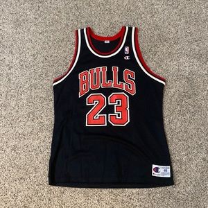 Vintage Champion Chicago Bulls Michael Jordan #23 Basketball Jersey 48 (L)